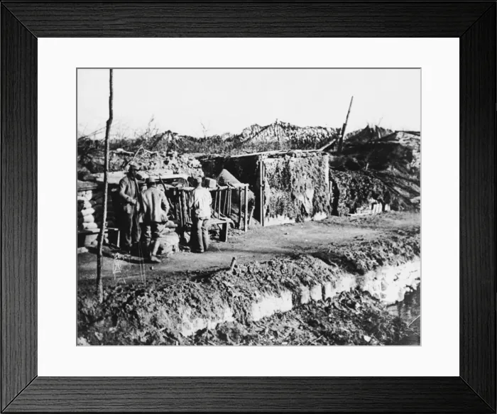 Framed Print : French defences Framed Print : French defences