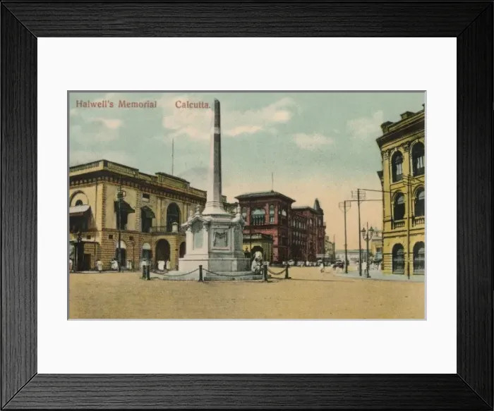 Framed Print : Holwells Memorial, Kolkata, India Framed Print : Holwells Memorial, Kolkata, India