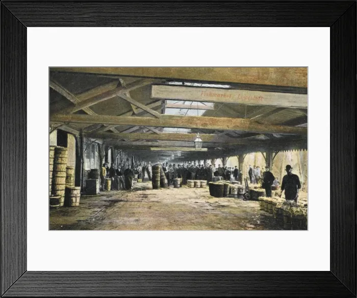 Framed Print : Fishmarket - Lowestoft Framed Print : Fishmarket - Lowestoft