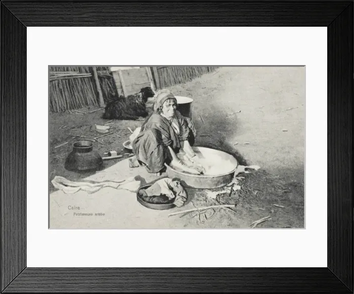 Framed Print : Making Pastry - Cairo, Egypt Framed Print : Making Pastry - Cairo, Egypt