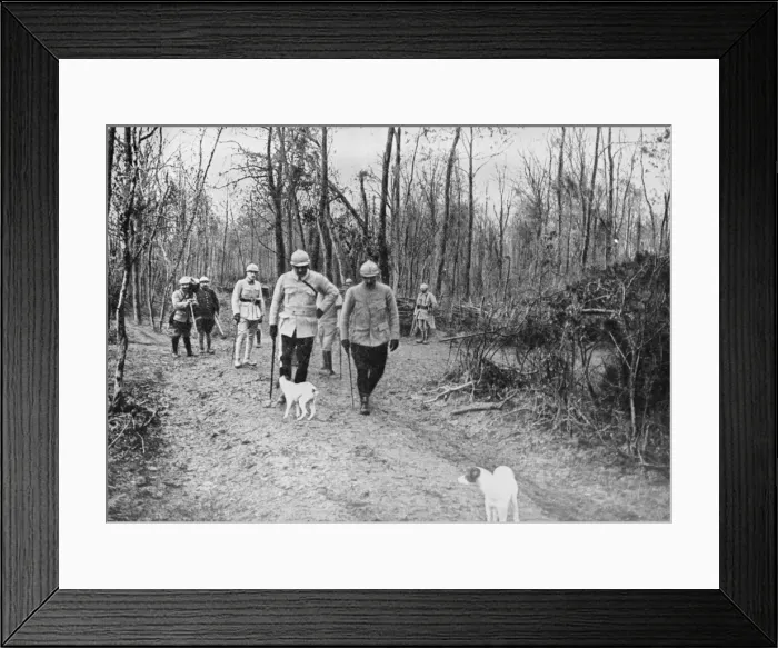 Framed Print : French patrol WWI Framed Print : French patrol WWI