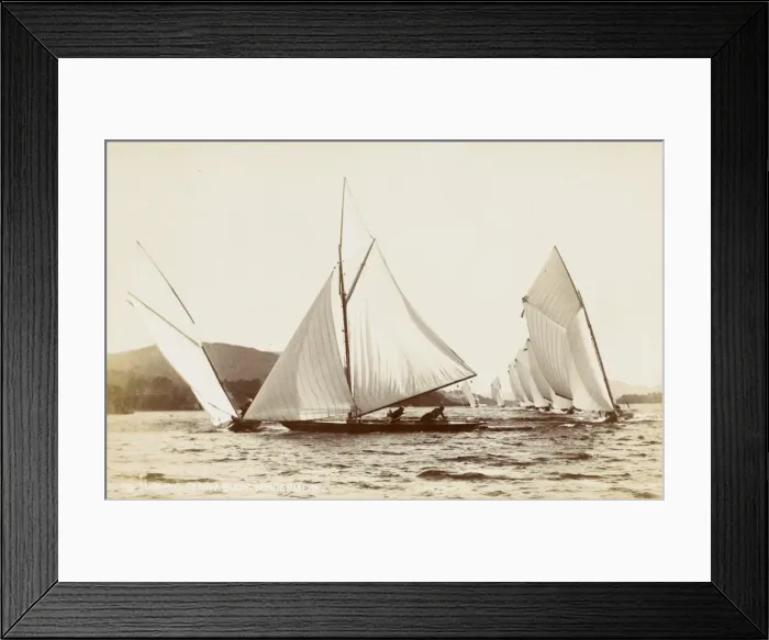 Framed Print : Lake Windermere, Cumbria - Sailing Framed Print : Lake Windermere, Cumbria - Sailing