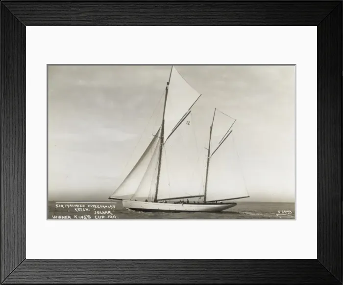Framed Print : Cowes - Isle of Wight - Kings Cup Winner Framed Print : Cowes - Isle of Wight - Kings Cup Winner