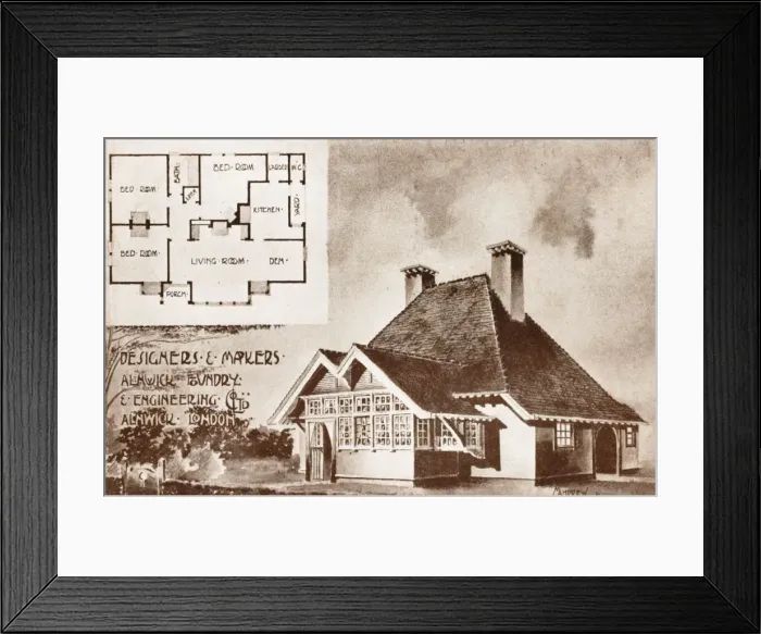 Framed Print : A house design by the Alnwick Foundry Framed Print : A house design by the Alnwick Foundry