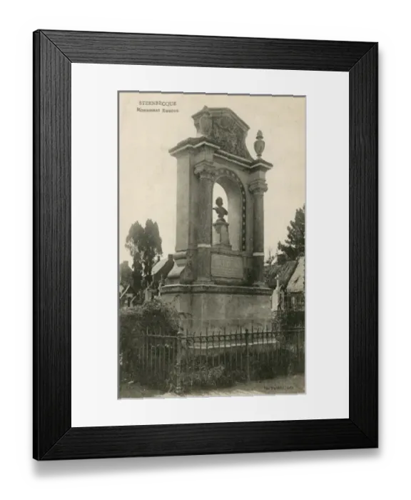 Framed Print : France, Steenbecque - Tomb of Jose Roucou Framed Print : France, Steenbecque - Tomb of Jose Roucou