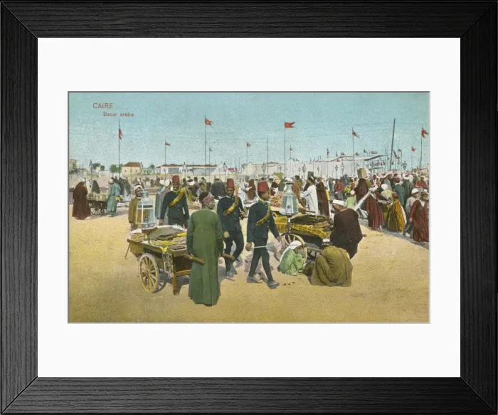 Framed Print : Arab Market in Cairo, Egypt Framed Print : Arab Market in Cairo, Egypt