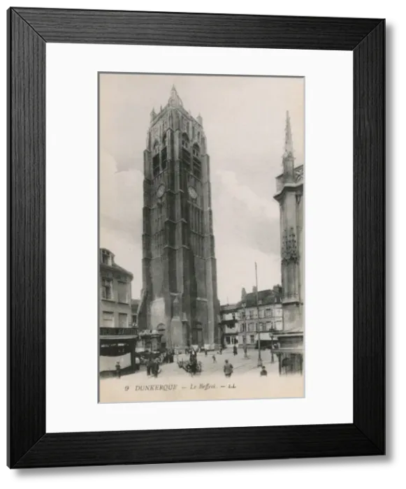 Framed Print : The Belfry, Dunkirk, Belgium Framed Print : The Belfry, Dunkirk, Belgium