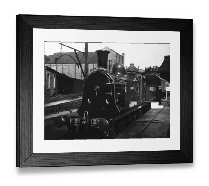 Framed Print : The Royal Train Pilot Framed Print : The Royal Train Pilot