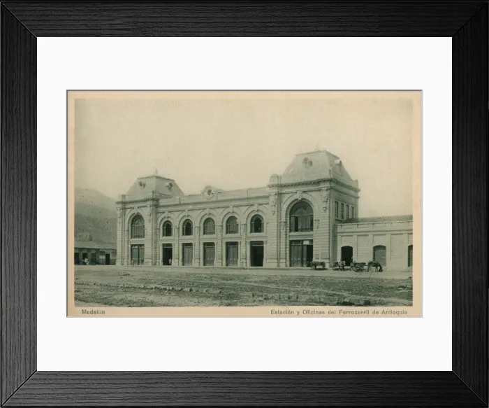 Framed Print : Colombia - Medellin - The Official Ralway Station Framed Print : Colombia - Medellin - The Official Ralway Station