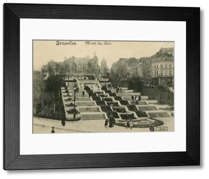 Framed Print : Belgium - Brussels - Mont des Arts Framed Print : Belgium - Brussels - Mont des Arts