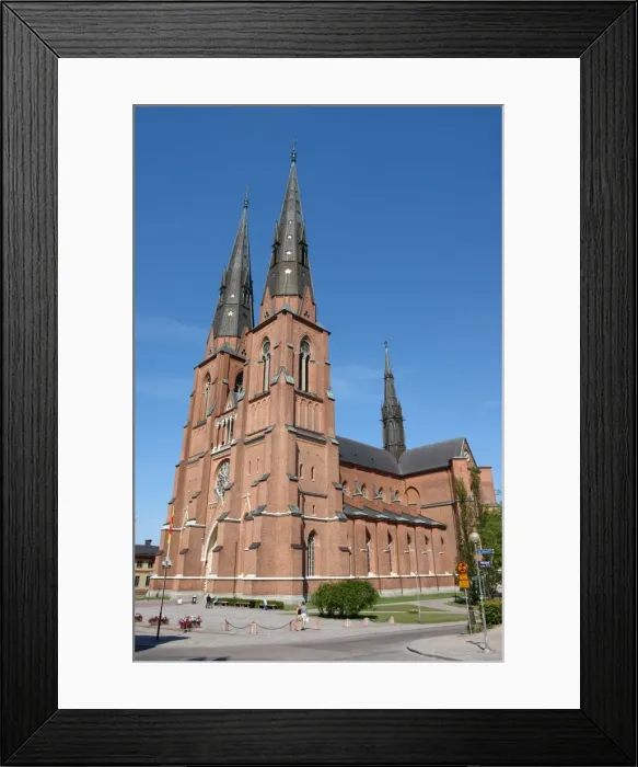 Framed Print : Uppsala Cathedral, Uppland, Sweden Framed Print : Uppsala Cathedral, Uppland, Sweden