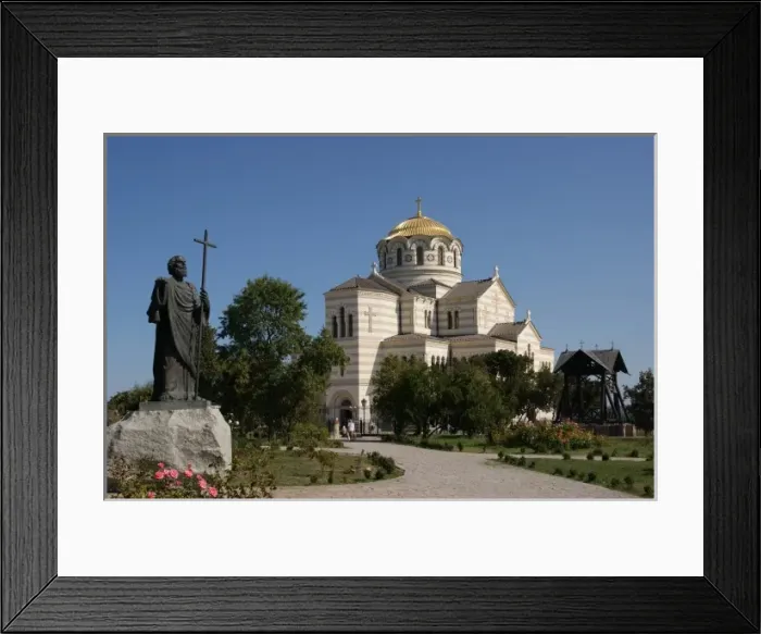 Framed Print : St Vladimir Cathedral, Sevastopol, Ukraine