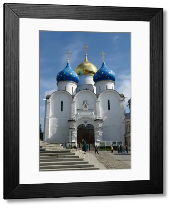 Framed Print : Assumption Cathedral, Sergiyev Posad, Russia Framed Print : Assumption Cathedral, Sergiyev Posad, Russia