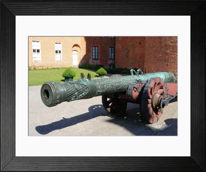 Framed Print : Old cannon, Gripsholm Castle, Mariefred, Sweden Framed Print : Old cannon, Gripsholm Castle, Mariefred, Sweden