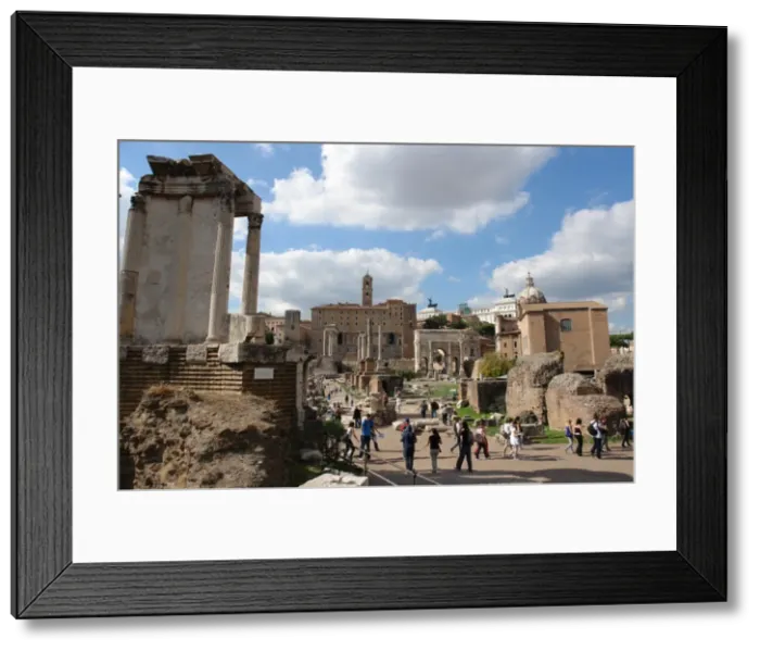 Framed Print : North side of Roman Forum, Rome, Italy Framed Print : North side of Roman Forum, Rome, Italy