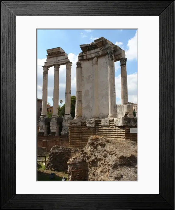 Framed Print : Ruins in Roman Forum, Rome, Italy Framed Print : Ruins in Roman Forum, Rome, Italy