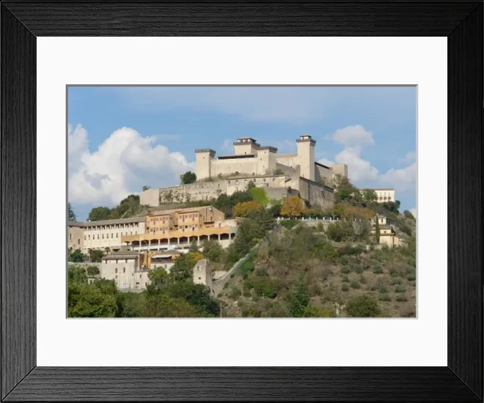 Framed Print : Albornozian Castle, Spoleto, Umbria, Italy Framed Print : Albornozian Castle, Spoleto, Umbria, Italy