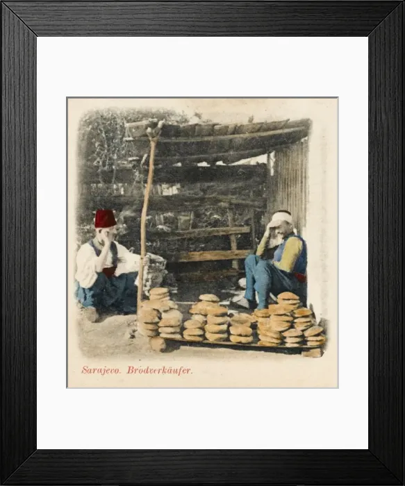 Framed Print : Bosnia - Sarajevo - Bakers Framed Print : Bosnia - Sarajevo - Bakers