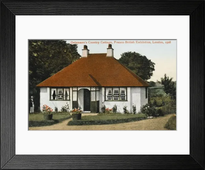 Framed Print : A house design by Oetzmann & Co. Ltd Framed Print : A house design by Oetzmann & Co. Ltd