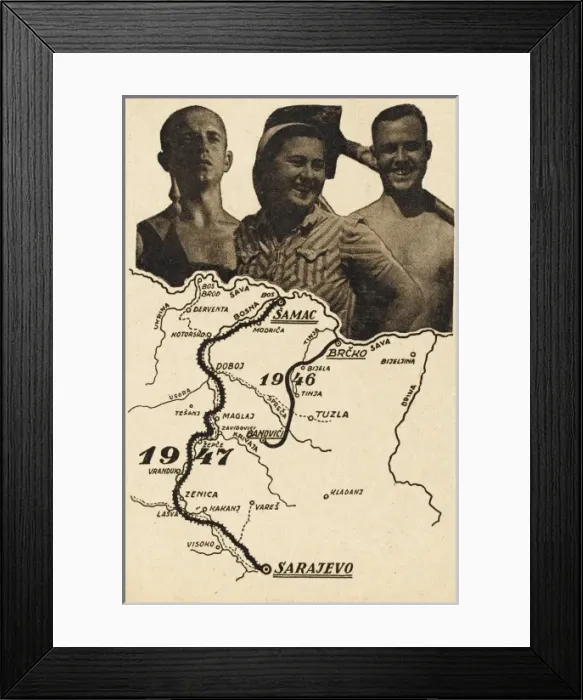 Framed Print : Bosnia - Sarajevo - Railway Workers Framed Print : Bosnia - Sarajevo - Railway Workers