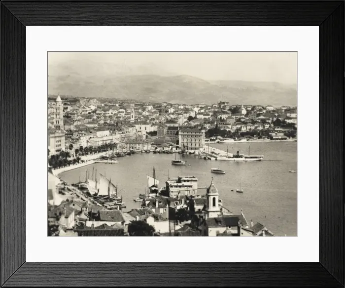 Framed Print : Split Harbour - Croatia Framed Print : Split Harbour - Croatia