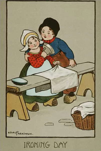 Ironing Day, by Ethel Parkinson