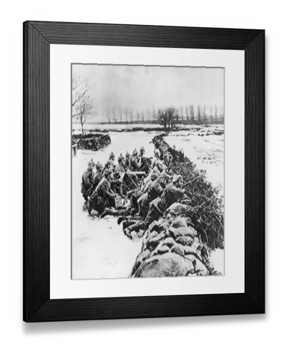 Framed Print : German machine-gunner Framed Print : German machine-gunner