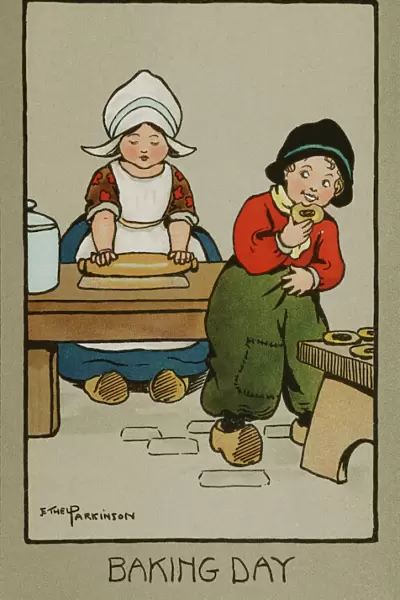 Baking Day, by Ethel Parkinson