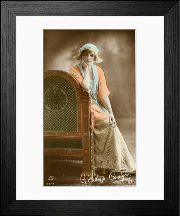 Framed Print : Actress Gladys Cooper Framed Print : Actress Gladys Cooper