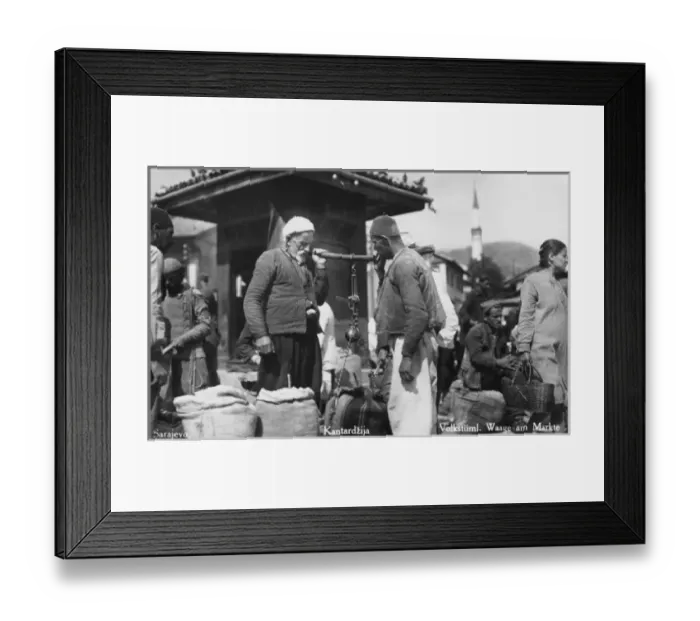 Framed Print : Bosnia and Herzegovina - Sarajevo - Market Framed Print : Bosnia and Herzegovina - Sarajevo - Market