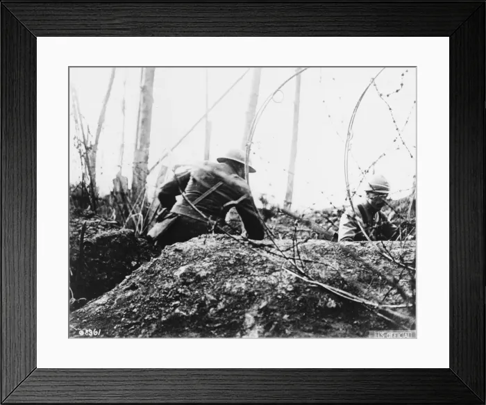 Framed Print : Officers WWI Framed Print : Officers WWI