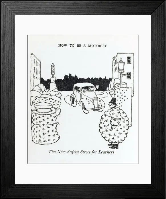 Framed Print : The New Safety Street for learners / W H Robinson Framed Print : The New Safety Street for learners / W H Robinson
