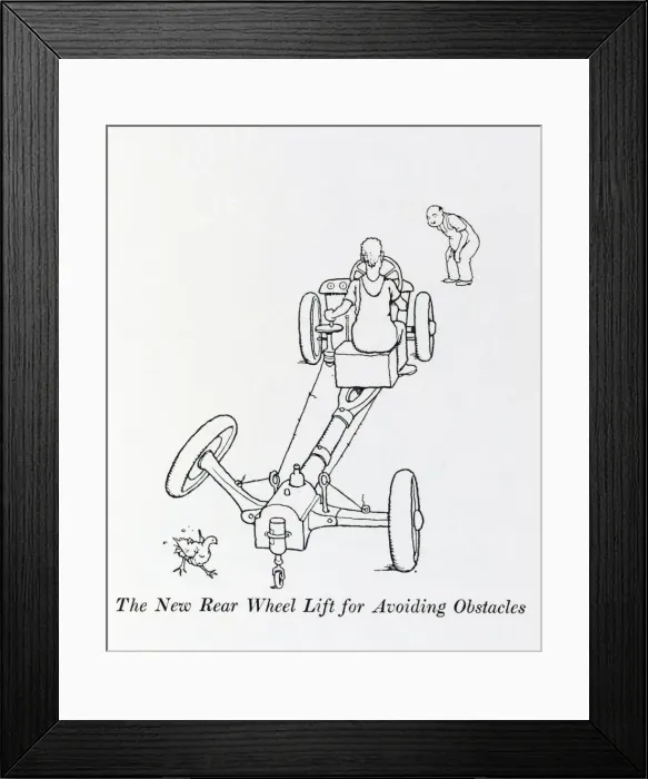 Framed Print : The new wheel lift for avoiding obstacles Framed Print : The new wheel lift for avoiding obstacles