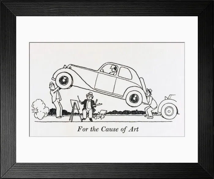Framed Print : For The Cause Of Art / W H Robinson Framed Print : For The Cause Of Art / W H Robinson