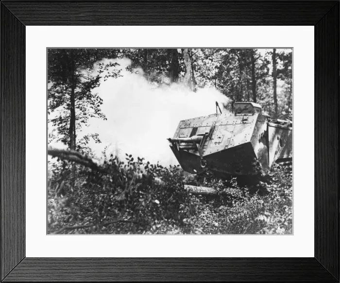 Framed Print : French tank WWI Framed Print : French tank WWI