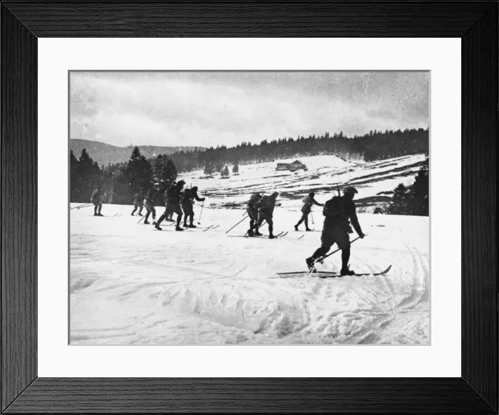 Framed Print : Alpine troops WWI Framed Print : Alpine troops WWI