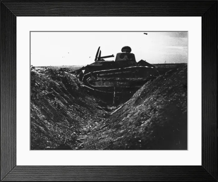 Framed Print : French tank WWI Framed Print : French tank WWI
