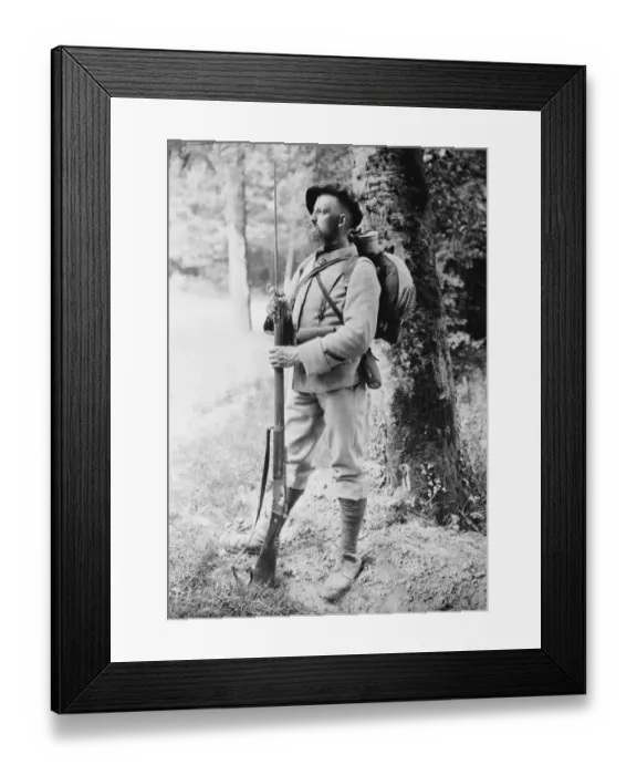 Framed Print : French soldier WWI Framed Print : French soldier WWI
