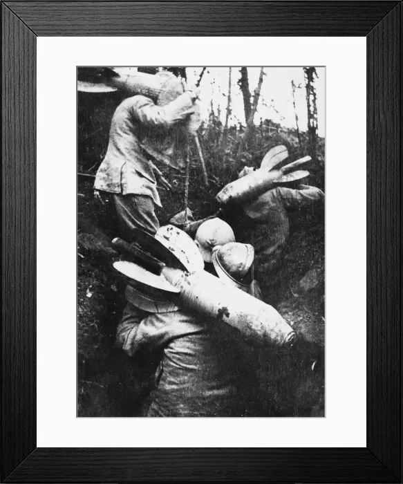 Framed Print : French torpedoes WWI Framed Print : French torpedoes WWI