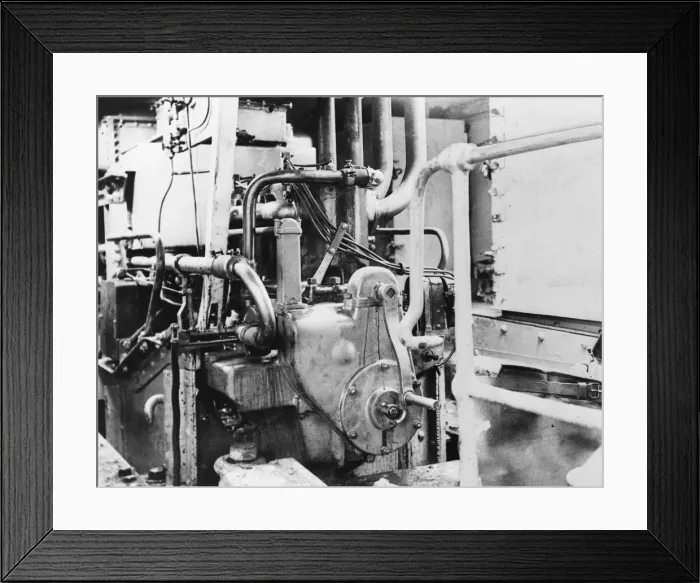 Framed Print : French tank engine WWI Framed Print : French tank engine WWI