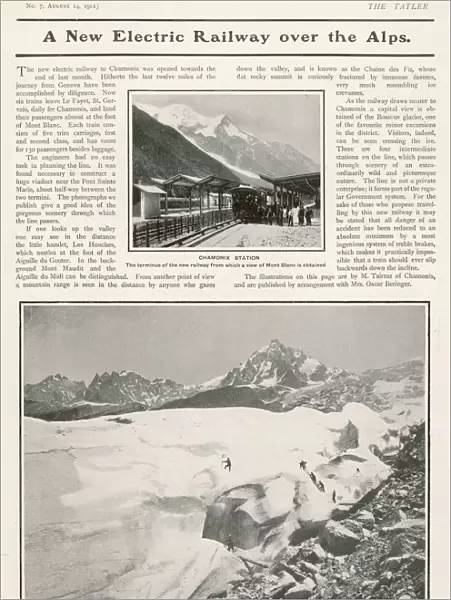 A New Electric Railway over the Alps