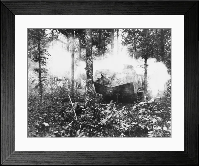 Framed Print : French tank WWI Framed Print : French tank WWI