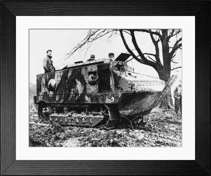 Framed Print : French Tank WWI Framed Print : French Tank WWI