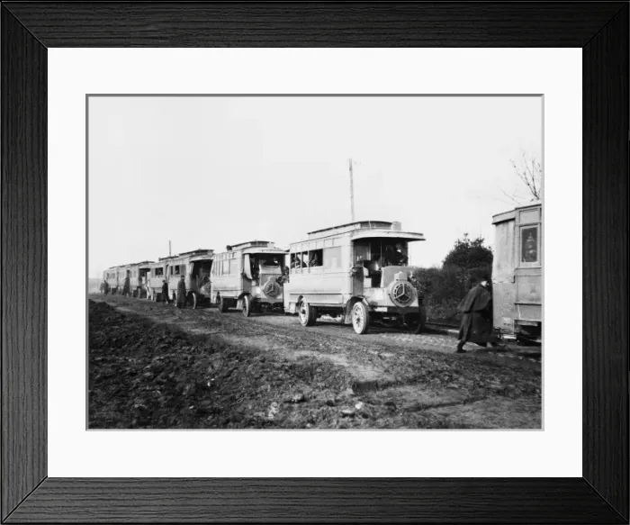 Framed Print : French troop transport WWI Framed Print : French troop transport WWI