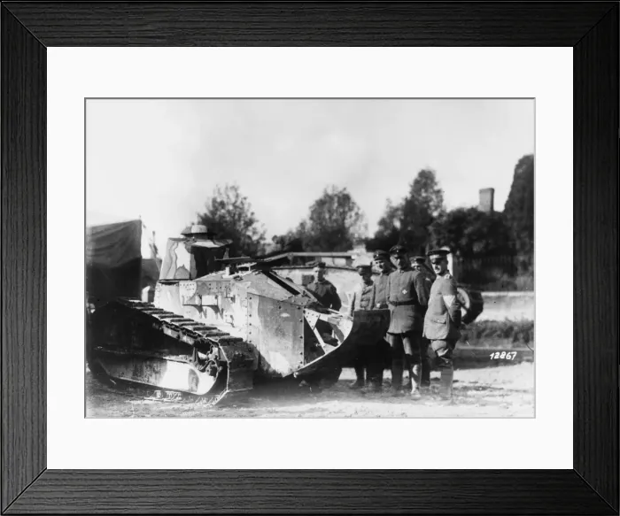 Framed Print : French tanks WWI Framed Print : French tanks WWI