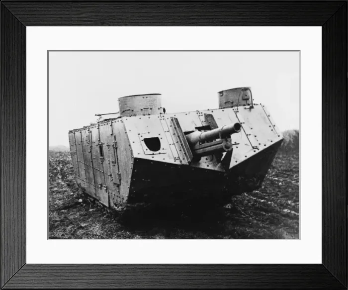 Framed Print : French tank WWI Framed Print : French tank WWI