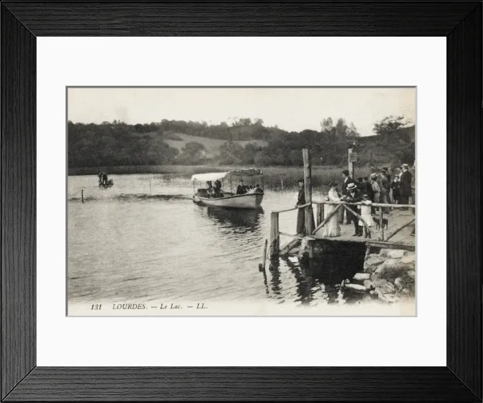 Framed Print : Lourdes, France - The Lake Framed Print : Lourdes, France - The Lake