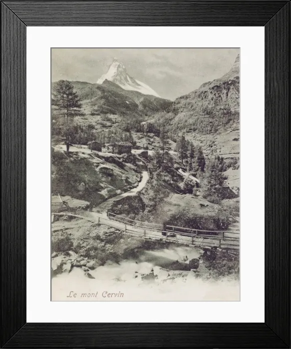 Framed Print : Mont Cervin, Switzerland Framed Print : Mont Cervin, Switzerland