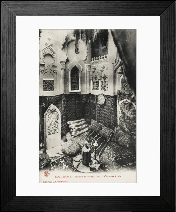 Framed Print : Rochefort, France - Arab Room in House of Pierre Loti Framed Print : Rochefort, France - Arab Room in House of Pierre Loti