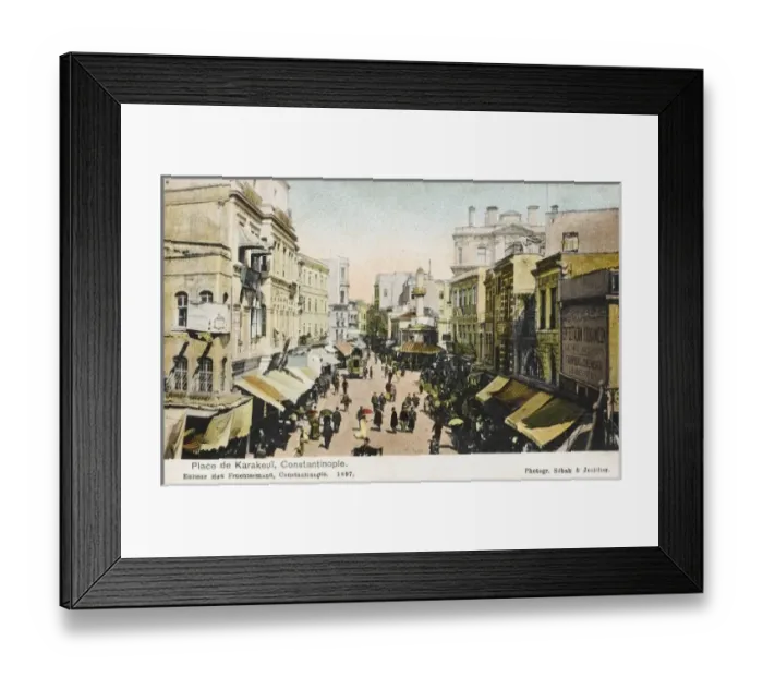 Framed Print : Karakoy Place - Constantinople Framed Print : Karakoy Place - Constantinople